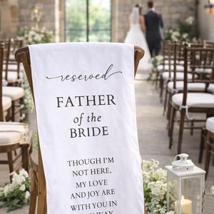 Runner da Tavolo Commemorativo per Matrimonio con Logo, Decorazione per Festa Nuziale, Vendita all'Ingrosso - Product Image 1