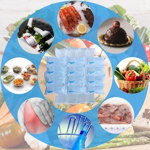 일회용 소프트 배송용 소형 미니 식품 등급 물 건조 젤 아이스 팩 시트 식품 배송 운송용 - Product Image 3