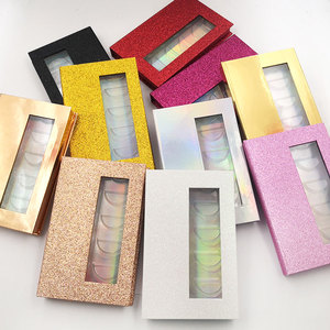 2022 new arrivals Makeup Lashes Lashcases Lashbook Lashpackaging Custom 5 pairs Lashbox Packaging