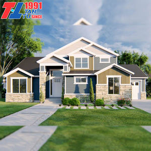 <span class=keywords><strong>Casa</strong></span> Prefabricada <span class=keywords><strong>de</strong></span> Estilo Rústico con Aspecto <span class=keywords><strong>de</strong></span> <span class=keywords><strong>Piedra</strong></span>, Villa Independiente <span class=keywords><strong>de</strong></span> Estilo Campestre - Product Image 3