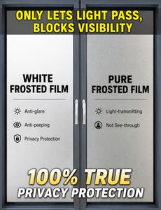 Film <span class=keywords><strong>de</strong></span> confidentialité opaque pour salle <span class=keywords><strong>de</strong></span> bain, blanc mat dépoli, adhésif statique, pour fenêtre et <span class=keywords><strong>porte</strong></span>, autocollant <span class=keywords><strong>de</strong></span> recouvrement pour la décoration <span class=keywords><strong>de</strong></span> vitres <span class=keywords><strong>de</strong></span> <span class=keywords><strong>maison</strong></span> et <span class=keywords><strong>de</strong></span> bureau - Product Image 2