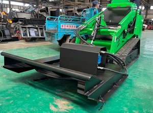 बिक्री पर ट्रैक हाइड्रोलिक स्किड लोडर 25hp मल्टीचर अटैचमेंट के साथ कॉम्पैक्ट स्किड स्टीड लोडर मिनी स्किड स्टीड - Product Image 2