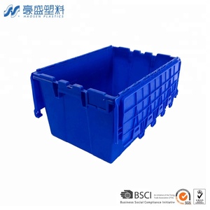 Boîtes de rangement solides en plastique HAOSEN, conteneurs de déménagement empilables durables - Remise en gros pour les entreprises de déménagement et les entrepôts de stockage - Product Image 2