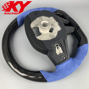 Volante deportivo personalizado de fibra de carbono, cuero azul y LED RPM para BMW G20 G2X G30 G3X G42 G80 G82 G87 G8X F9X 2018-2026 - Product Image 3