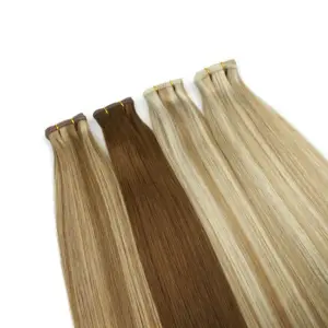 Factory Direct Supply Wholesale Price High Quality Flat Weft Double Drawn Thick End Offer Customized 100% Human Hair