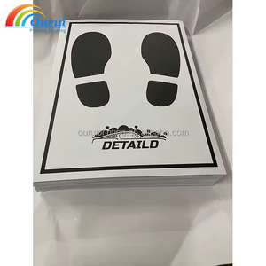 Cá nhân hoá biểu tượng tùy chỉnh dùng một lần phim bọc dày kraft giấy thảm sàn xe đối phó với môi trường lái xe phức tạp - Product Image 2