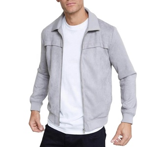 Nuovo Disegno Su Ordine All'ingrosso Autunno Caldo Casuale della Chiusura Lampo di Usura Più Il Formato Giacche da Uomo - Product Image 1