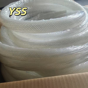 Tuyau en silicone transparent flexible de qualité supérieure, de qualité alimentaire, avec conception tressée et service de découpe sur mesure - Product Image 1