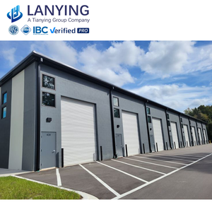 Nhà tiền chế kết cấu thép nhà kho công nghiệp kim loại hội thảo với cần cẩu thang máy tùy chỉnh thiết kế cho hội thảo & nhà máy - Product Image 3