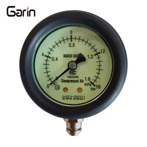 Factory Direct Sale 1.6MPA 16Bar Bottom Connection Air Breathing Apparatus Firefighter Scba Pressure Gauge