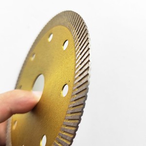 Lame per seghe circolari da taglio in ceramica Turbo Dry Disc Tile 4 lame da taglio diamantate segmentate in porcellana - Product Image 2