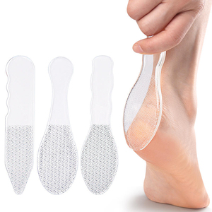 Râpe à callosités en verre droit, surface en nanoglass durable, design simple pour le soin des pieds - Product Image 5