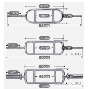 Barre de <span class=keywords><strong>musculation</strong></span> Hammer <span class=keywords><strong>Curl</strong></span> haute capacité en acier massif de 34 pouces, portable, antidérapante, pour la <span class=keywords><strong>musculation</strong></span> des biceps et des triceps à domicile - Product Image 1