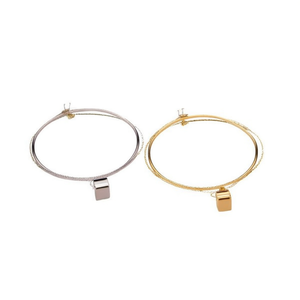 Bracciale Plusera B, Bracciali alla Moda in Acciaio Inossidabile, Design Minimalista, Accessorio Gioiello per Donne - Product Image 2