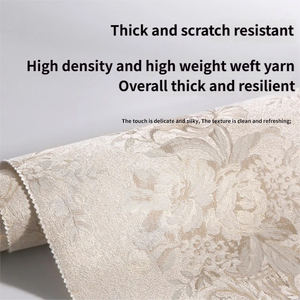 Décoration murale européenne texturée, imperméable, écologique, antistatique pour salon, chambre et couloir, hôtel et appartement - Product Image 2