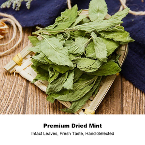 Spezie Essiccate Detox Salutari, Foglie di Menta <span class=keywords><strong>Verde</strong></span> Essiccate 100% Naturali, Foglie di Menta Secche Sfuse per Tè/Estratto, Erbe Cinesi - Product Image 1