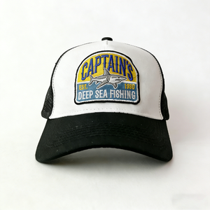 Casquette de baseball respirante en maille sportive à 5 panneaux avec logo personnalisé et broderie 2D - Product Image 1