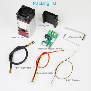 Kit <span class=keywords><strong>de</strong></span> cabezal <span class=keywords><strong>de</strong></span> módulo láser 2020 NEJE, modulación TTL / PWM para máquina <span class=keywords><strong>de</strong></span> corte láser, 30W, 450nm - Product Image 2