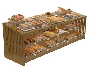 Новый дизайн, многослойная деревянная и железная подставка для хлеба и конфет - Product Image 2