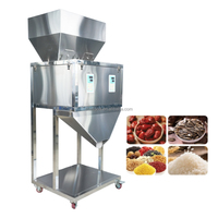 Machine de remplissage double tête haute performance 9999g grande capacité pour peser le riz, les céréales, les noix, les haricots, les fruits secs et les produits secs en vrac