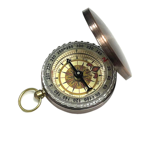 Brújula de bolsillo con engranaje de supervivencia de alta calidad, brújula de latón - Product Image 2