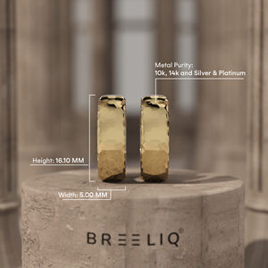 Elegantes Aros Huggie con Diamantes Redondos Brillantes Engastados en Pavé, Joyería Moderna para Mujer, Aros Lisos de Oro Sólido de 14k - Product Image 2