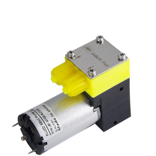 Jby-AY -dc 12v 24v Mini Diaphragm Dual Head Pump Brush Air Pump 3l/min Water Pump 600ml/min 0.1mpa 15psi