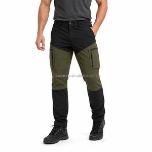 <span class=keywords><strong>Pantalones</strong></span> de Senderismo para <span class=keywords><strong>Hombre</strong></span> de Secado Rápido, Impermeables, Elásticos, para Actividades al Aire Libre, Camping, Montañismo, Pesca, con Cremallera Resistente a Desgarros - Product Image 1