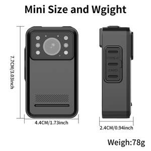 Mini Cámara Corporal Portátil 2K 48MP HD con Grabación de Audio y Video, Visión Nocturna IR, Cámara Corporal Wifi para Guardias de Seguridad - Product Image 6