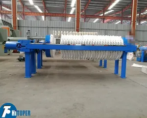 Filtro redondo da placa da área do filtro 20m2 para o tratamento da água de respingo na indústria da fabricação de papel