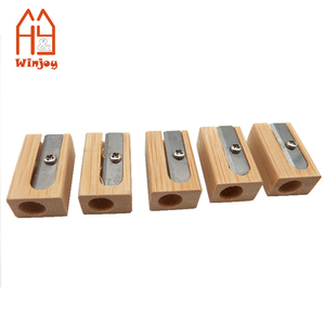 Tre Tự Nhiên Duy Nhất Một Lỗ Bút Chì Mài Biểu Tượng Tùy Chỉnh In Ấn Trường Nguồn Cung Cấp Bút Chì Mài Thân Thiện Với Môi Cho Trẻ Em - Product Image 1