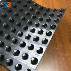Planche de drainage alvéolée en PEHD, <span class=keywords><strong>membrane</strong></span> composite géotextile imperméable <span class=keywords><strong>pour</strong></span> fondations, murs de sous-sol, toitures et jardins - Product Image 2