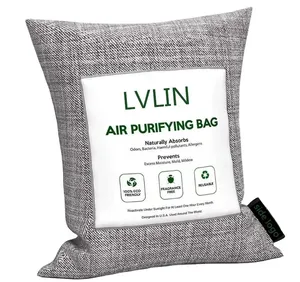 200g Bamboo Charcoal Air Purifying Bag Large Natural Air Freshener For Home Use Closet Deodorizer