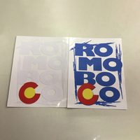 Calcomanía de Vinilo Impresa con UV, Resistente a la Intemperie, Personalizada y Troquelada, para Carrocería de Vehículos, Camiones, Furgonetas y Marcas