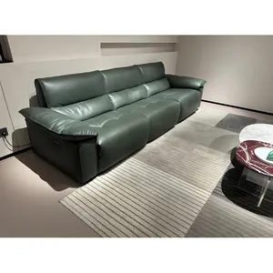 Contemporary cinema sofa electric sofa chair electric control leather sectional modular sofa