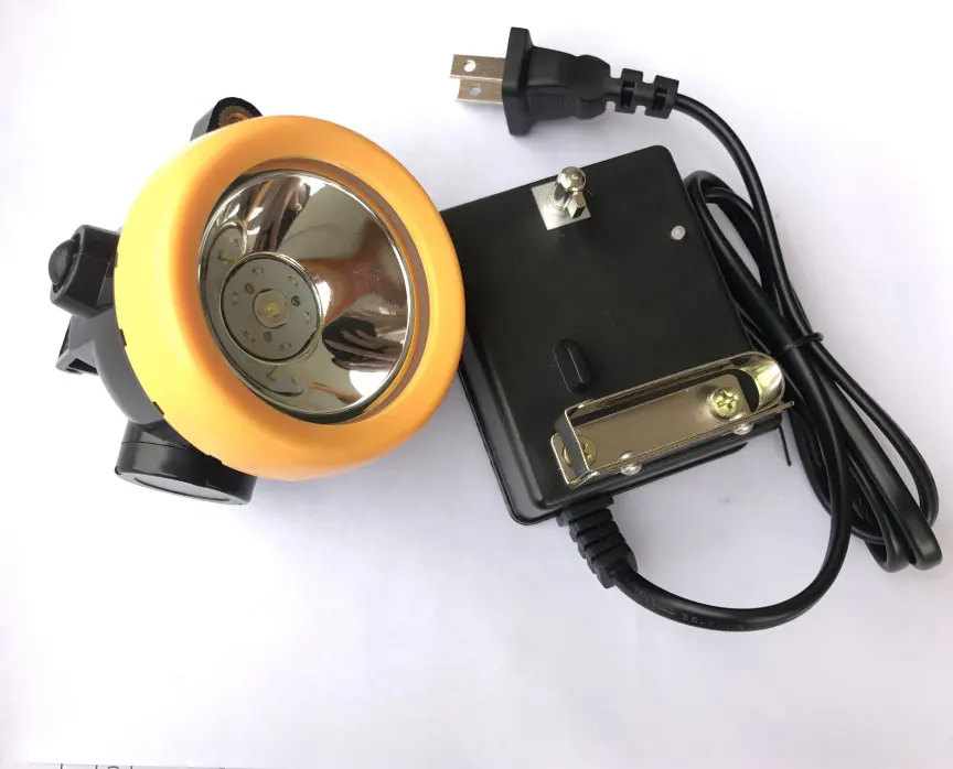 KL2.8LM Lampe minière à rendement lumineux élevé 2.8AH à vendre phare de mineur d'équipement minier d'or