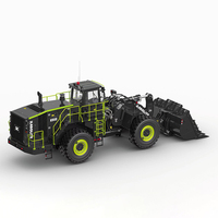 HUINA Kabolite K988 K988-100S 1/14 entièrement en métal Rc Bulldozer professionnel télécommande hydraulique chargeuse sur pneus modèle de Construction