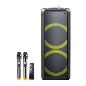 Temeisheng 6.5 pollici Portatile BT Partito Wireless Ricaricabile Speaker DJ Sound Box con Luci Lampeggianti A LED