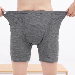 Shawphy celana pendek tas drainase Ostomy sekali pakai untuk pria wanita tas urin dua kantong untuk kateter - Product Image 4