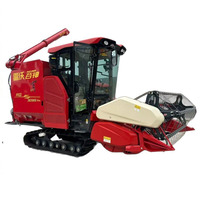 Moissonneuse-batteuse robuste JIARUN pour maïs, blé, riz, automotrice, avec têtes interchangeables de 2500 mm