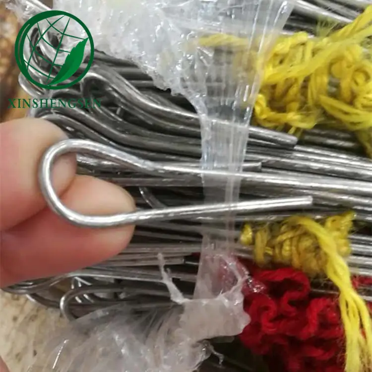 Verzinkt 3.5mm quick link dubbele lus persen draad voor katoen tie