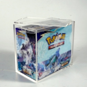 Boîte de Présentation en Acrylique Transparente Personnalisée pour Cartes Pokémon – Protection Optimale pour Boosters – Offre Spéciale - Product Image 5