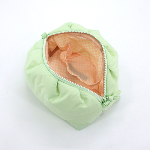 <strong>Simple</strong> Cloud Semicircle Microfiber Large Zipper Candy Pattern <strong>Cute</strong> Fashion Cosmetic Bag <strong>Makeup</strong> Pouch - Product Image 4