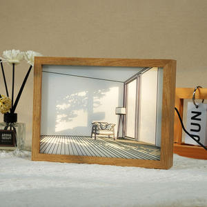 الجملة ضوء الليل اللوحة إطار الصورة الإبداعية مضيئة ضوء الليل اللوحة ديي جوفاء صورة الإطار الحلي - Product Image 3