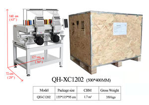 เครื่องปักผ้า REVHON 2 หัว สำหรับงานปักเสื้อผ้า กระเป๋า ป้าย ผ้าลูกไม้ โรงงาน<span class=keywords><strong>จีน</strong></span>สำหรับงานพาณิชย์ - Product Image 4