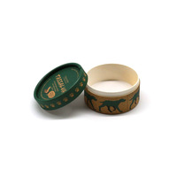 Emballages de bâtonnets de baume à lèvres solides naturels ronds personnalisés, contenants écologiques en carton kraft avec logo