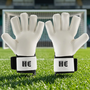2025 nouveauté meilleure qualité Football gardien gants haut Style professionnel gardien gants blanc et noir couleur - Product Image 3