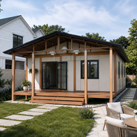 Maison conteneur pliable extensible 20FT 40FT en acier préfabriqué modulaire pour habitation ADU, installation rapide
