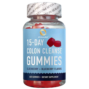 OEM/ODM 15 Dias Colon Cleanse Gomas Sabugueiro e Blueberry Sabores Suplemento Dietético 60 Gomas - Product Image 5