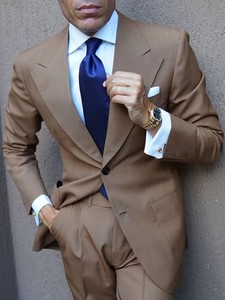 Traje Blanco <span class=keywords><strong>de</strong></span> Lujo Personalizado para Bodas, Trajes Formales <span class=keywords><strong>de</strong></span> <span class=keywords><strong>Invierno</strong></span> para Hombre <span class=keywords><strong>de</strong></span> Negocios, Traje Formal Casual <span class=keywords><strong>de</strong></span> Corte Entallado para Hombre - Product Image 4